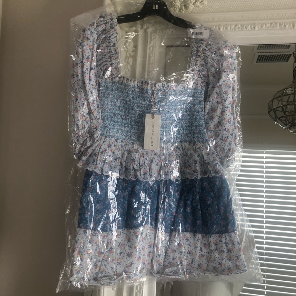 LoveShackFancy Shaw dress vista blue - Picture 5 of 6